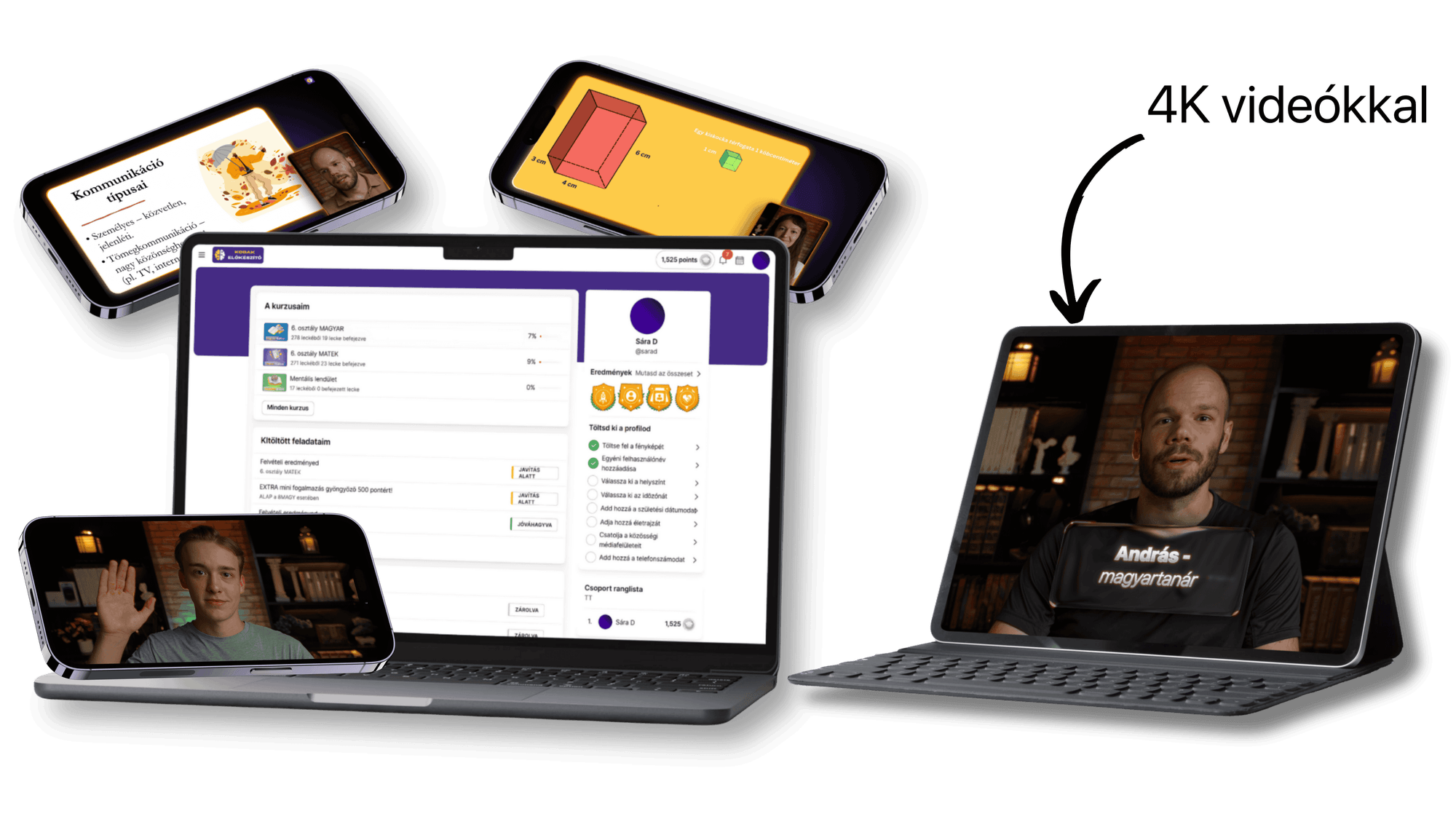 Kobak online előkészítő — 4K oktatóvideókkal